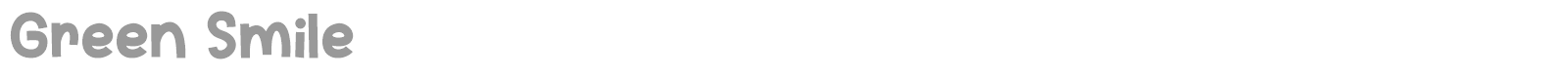 Green Smile font preview